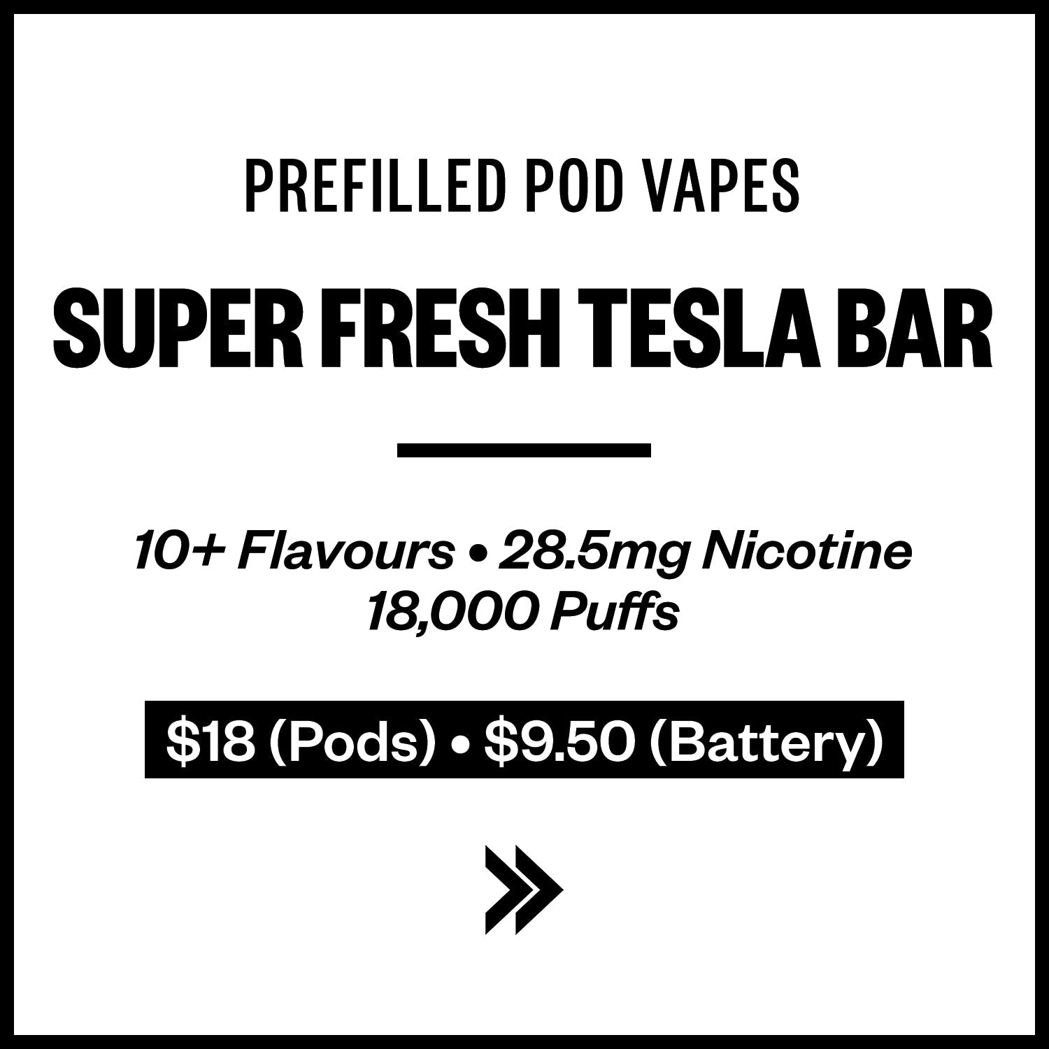Super Fresh Prefilled Pod Vapes | Vapourium