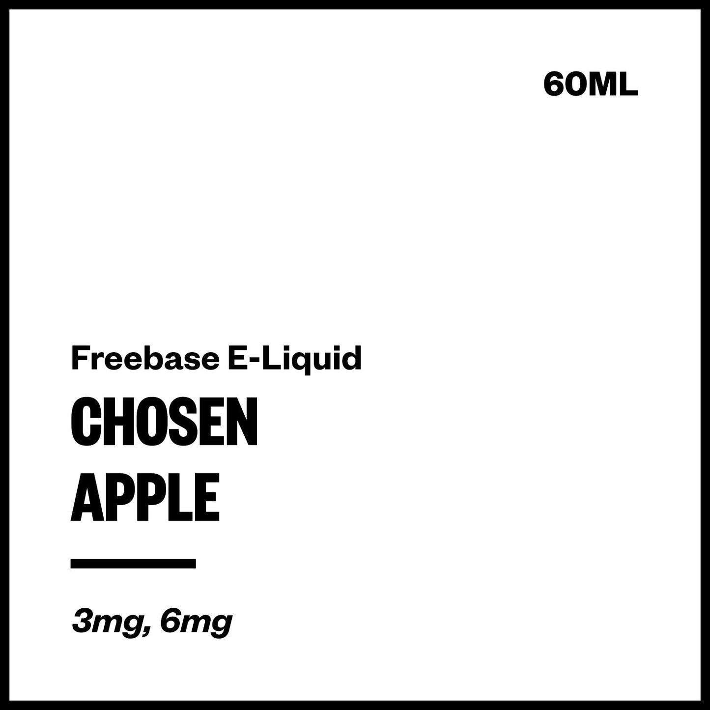 Chosen - Apple - 60ml | Vapourium NZ