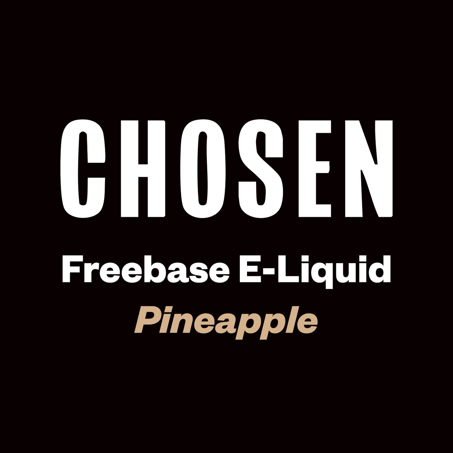 Chosen - Sweet Banana - 60ml - Vapourium, Buy Vape NZ, Ecig, Vape Pens, Ejuice/Eliquid, Christchurch, Dunedin, Timaru