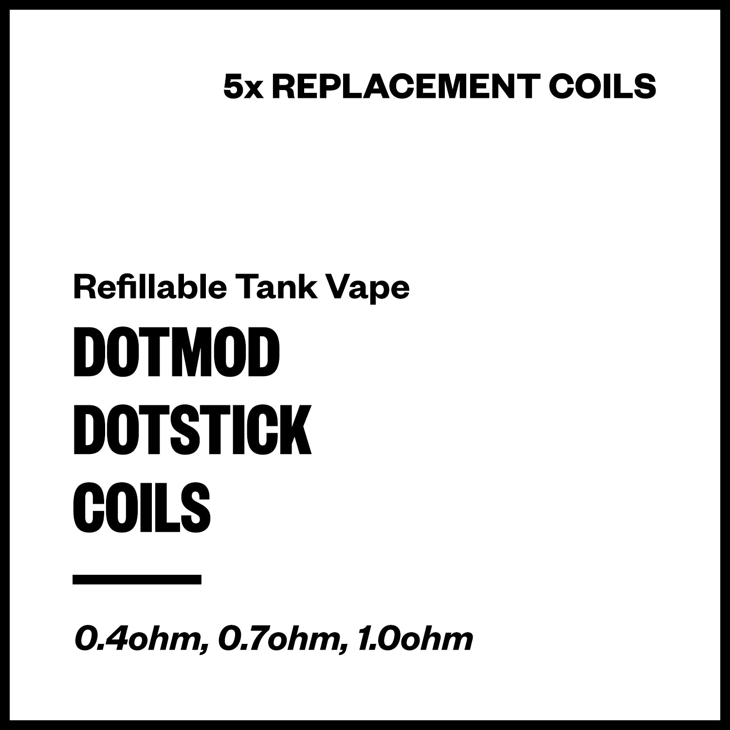 Dotmod Dotstick Coils (5 Pack) | Vapourium