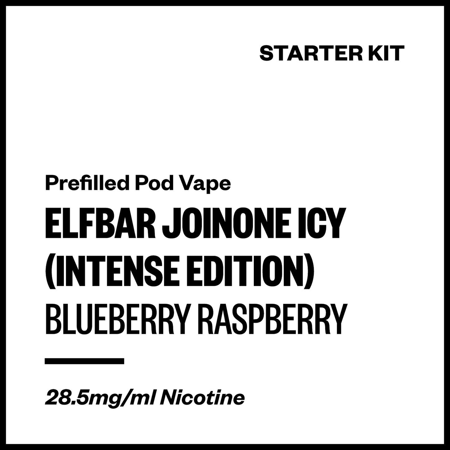 Elfbar JoinOne Icy Intense Edition - Blueberry Raspberry (Starter Kit) | Vapourium NZ
