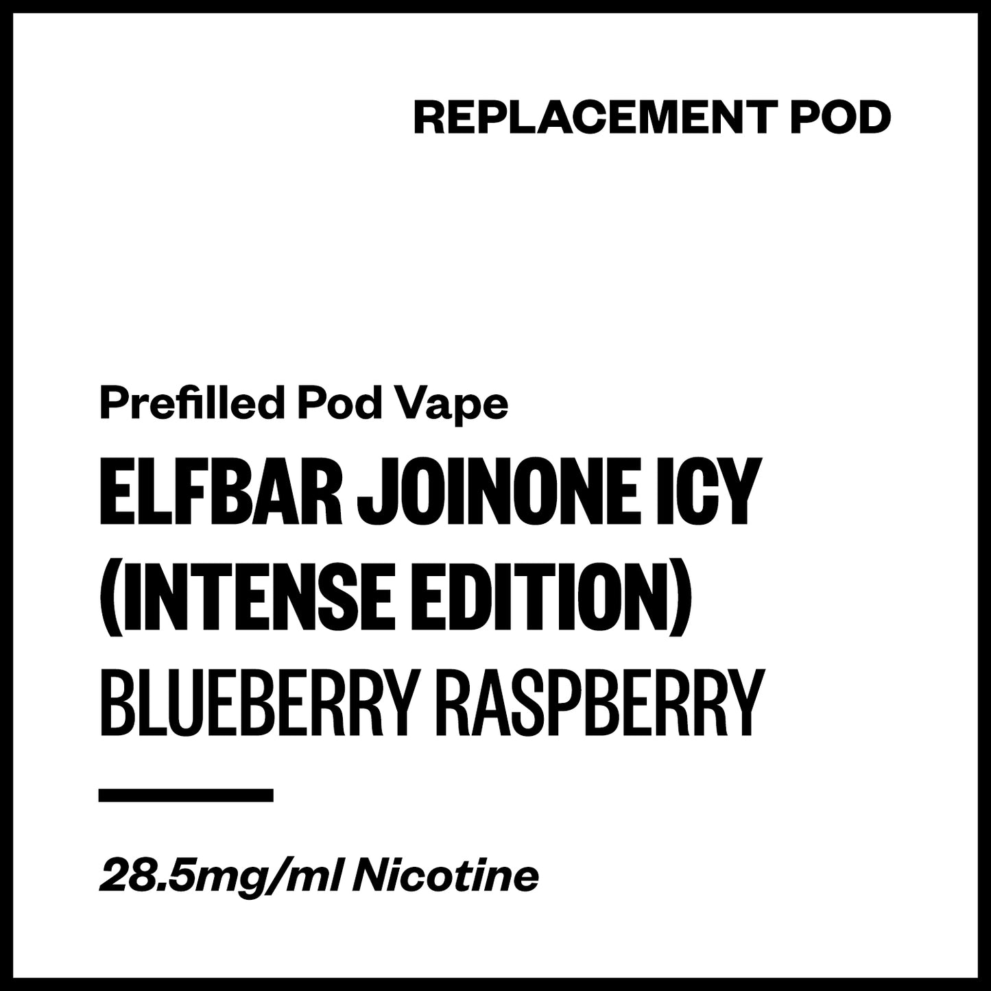 Elfbar JoinOne Icy Intense Edition - Blueberry Raspberry (Replacement Pod) | Vapourium NZ