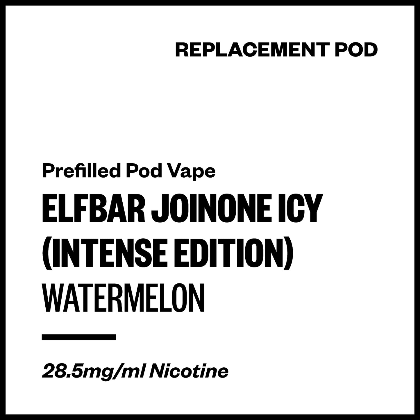 Elfbar JoinOne Icy Intense Edition - Watermelon (Replacement Pod) | Vapourium NZ