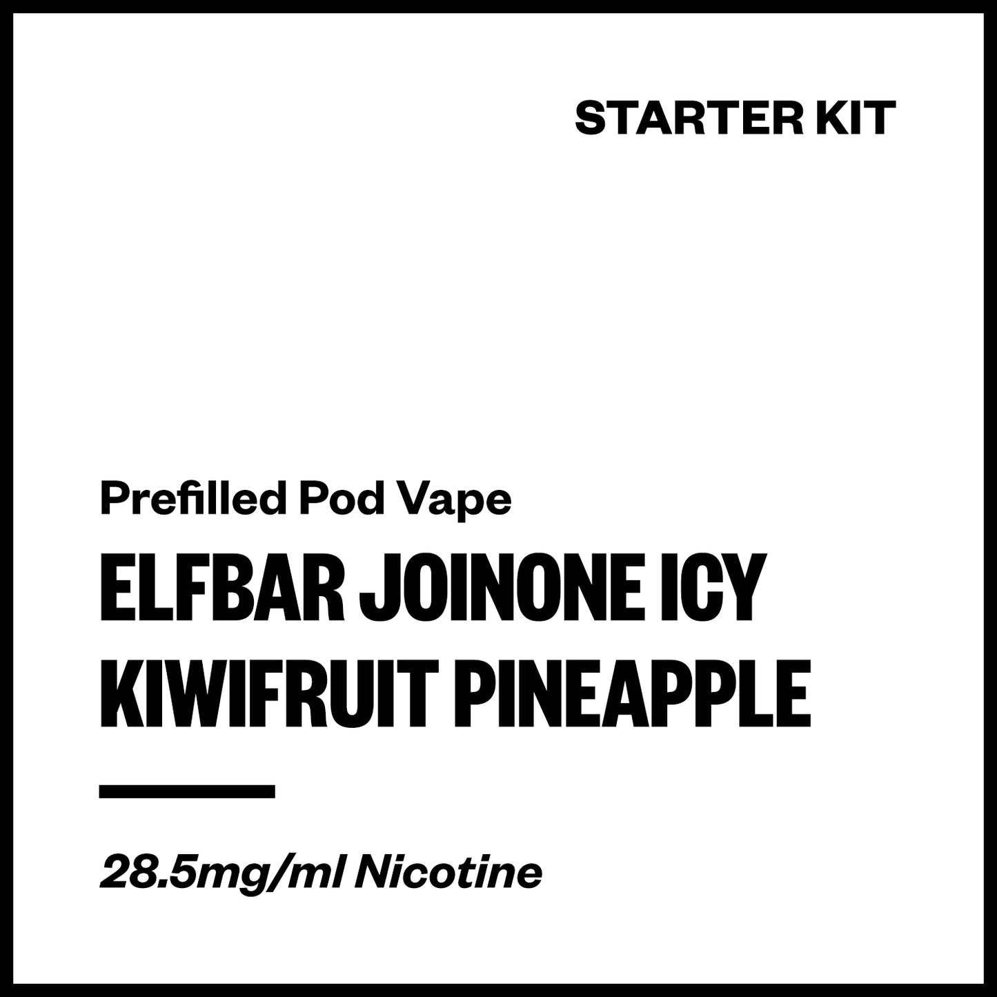 Elfbar JoinOne Icy - Kiwifruit Pineapple (Starter Kit) | Vapourium NZ