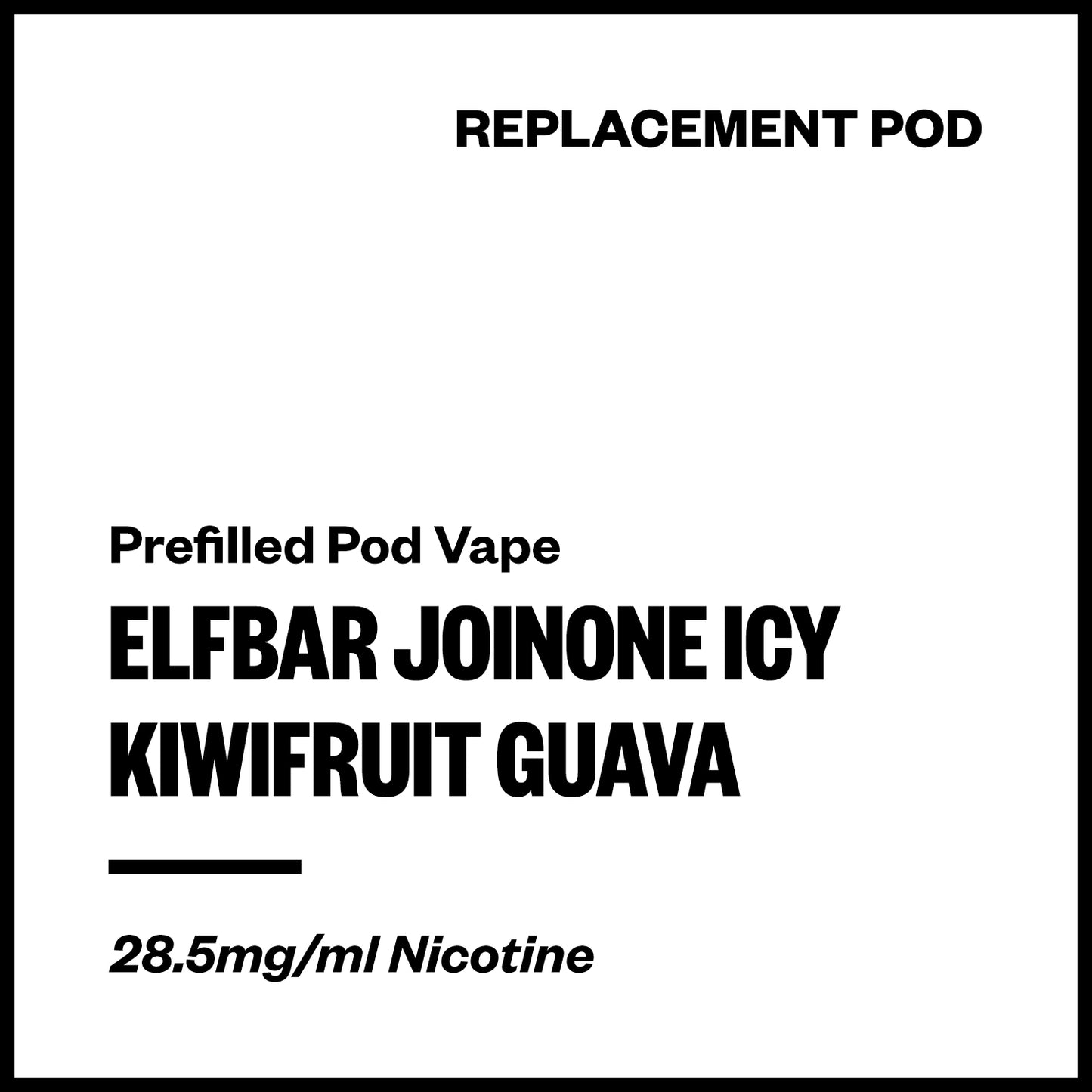 Elfbar JoinOne Icy - Kiwifruit Guava (Replacement Pod) | Vapourium NZ