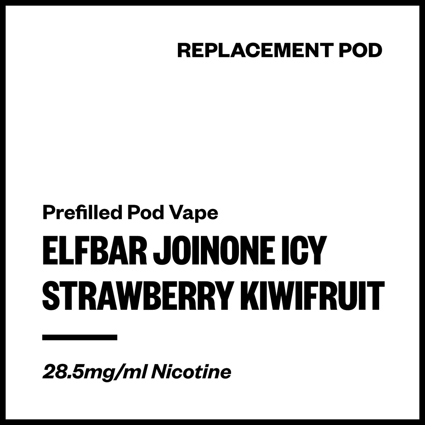 Elfbar JoinOne Icy - Strawberry Kiwifruit (Replacement Pod) | Vapourium NZ