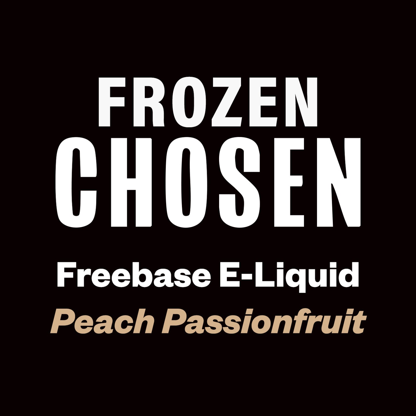 Frozen Chosen - Peach Passionfruit - 60ml - 60ml - Vapourium, Buy Vape NZ, Ecig, Vape Pens, Ejuice/Eliquid, Christchurch, Dunedin, Timaru