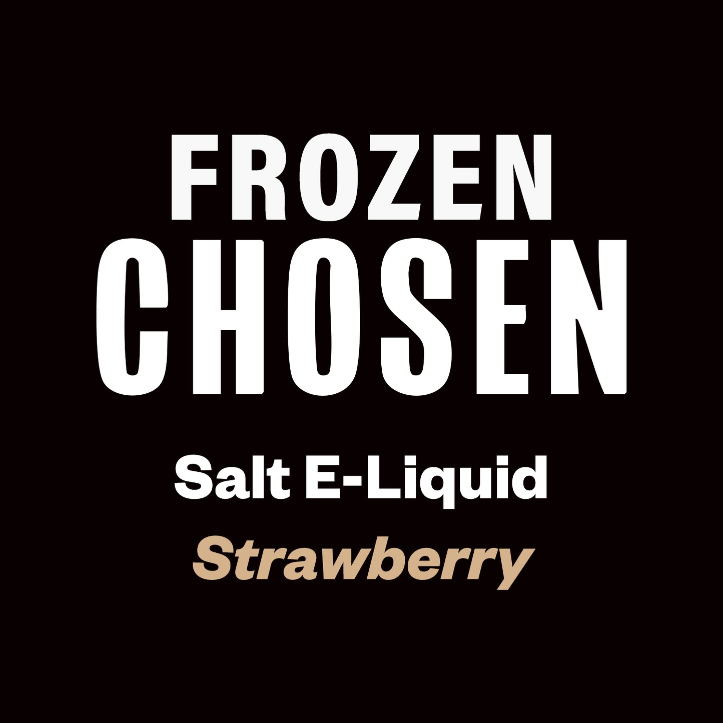 Frozen Chosen Salts - Strawberry - 30ml - 30ml - Vapourium, Buy Vape NZ, Ecig, Vape Pens, Ejuice/Eliquid, Christchurch, Dunedin, Timaru