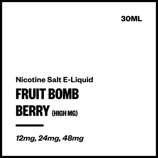 Fruit Bomb - Berry (High MG Nic Salt E-Liquid 30ml) | Vapourium NZ