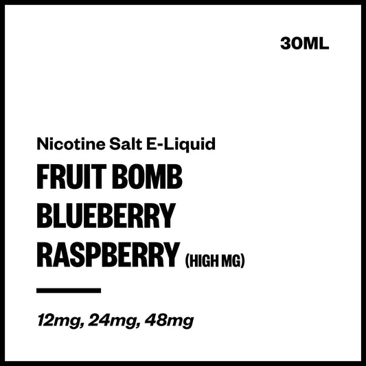 Fruit Bomb - Blueberry Raspberry (High MG Nic Salt E-Liquid 30ml) | Vapourium NZ