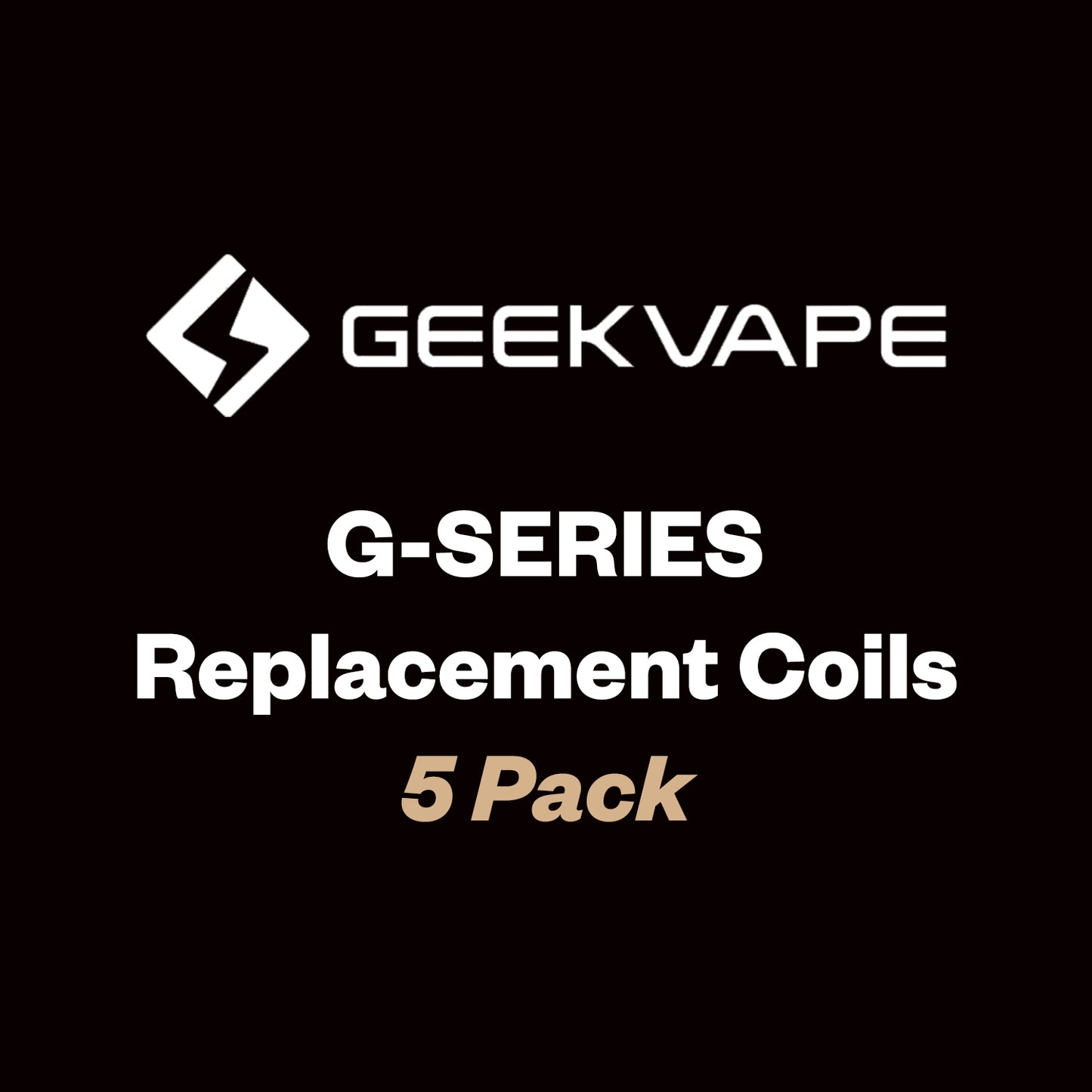 Geekvape G‑Series Coils – 5 Pack (0.6 Ω, 0.8 Ω, 1.0 Ω, 1.2 Ω & 1.8 Ω)