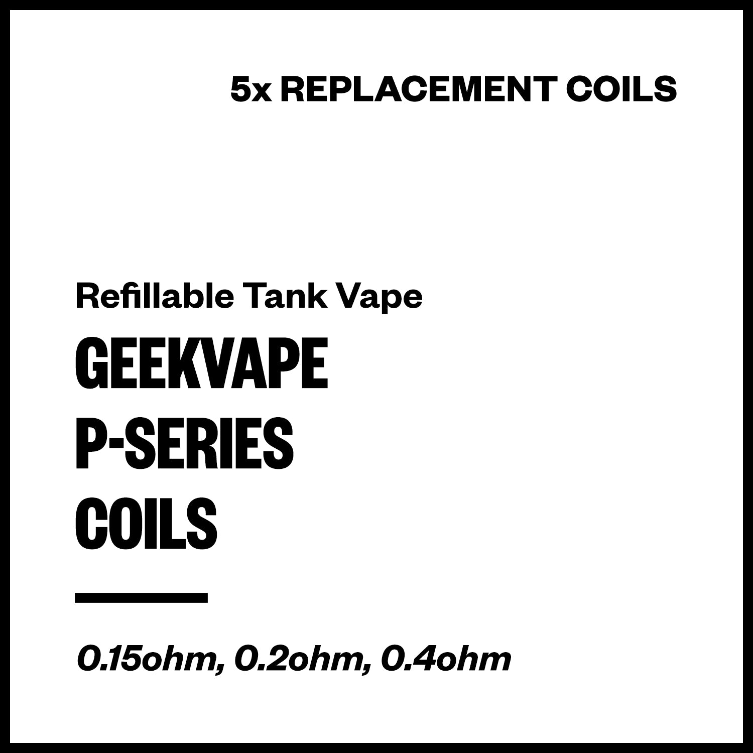 geekvape obelisk 60 coils GEEKVAPE P Series Coils | Aegis Boost Pro/Obelisk 60 | 0.4 Ohms KA1 main image 0