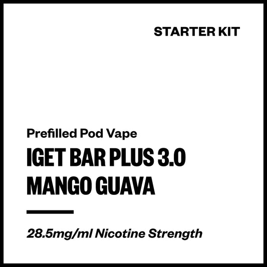 IGET Bar Plus 3.0 - Mango Guava (Starter Kit) | Vapourium NZ