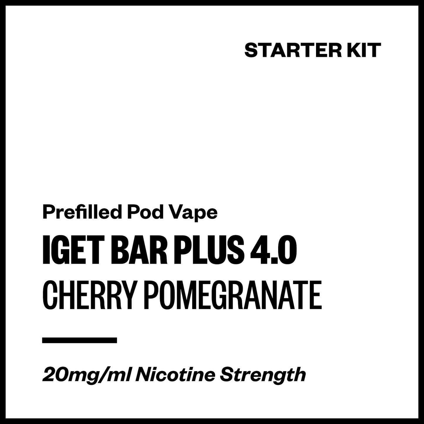 IGET Bar Plus 4.0 - Cherry Pomegranate (Starter Kit) - Vapourium, Buy Vape NZ, Ecig, Vape Pens, Ejuice/Eliquid, Christchurch, Dunedin