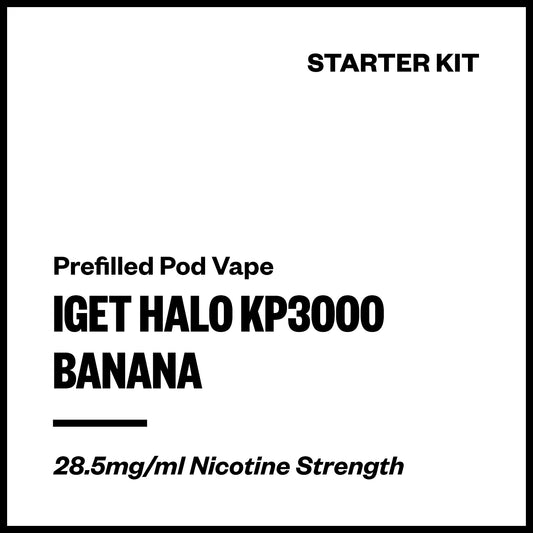 IGET Halo KP3000 - Banana (Starter Kit) | Vapourium NZ