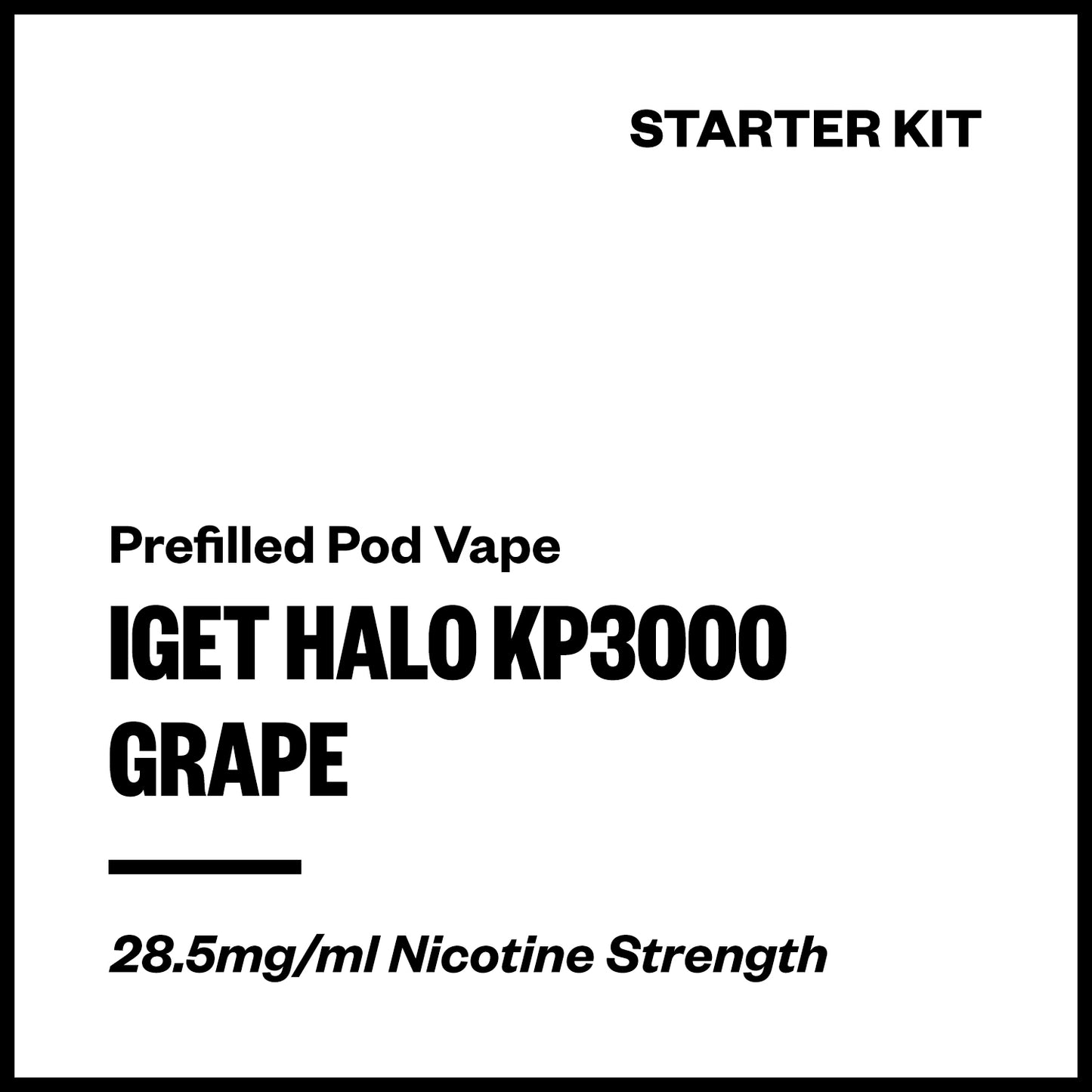 IGET Halo KP3000 - Grape (Starter Kit) | Vapourium NZ