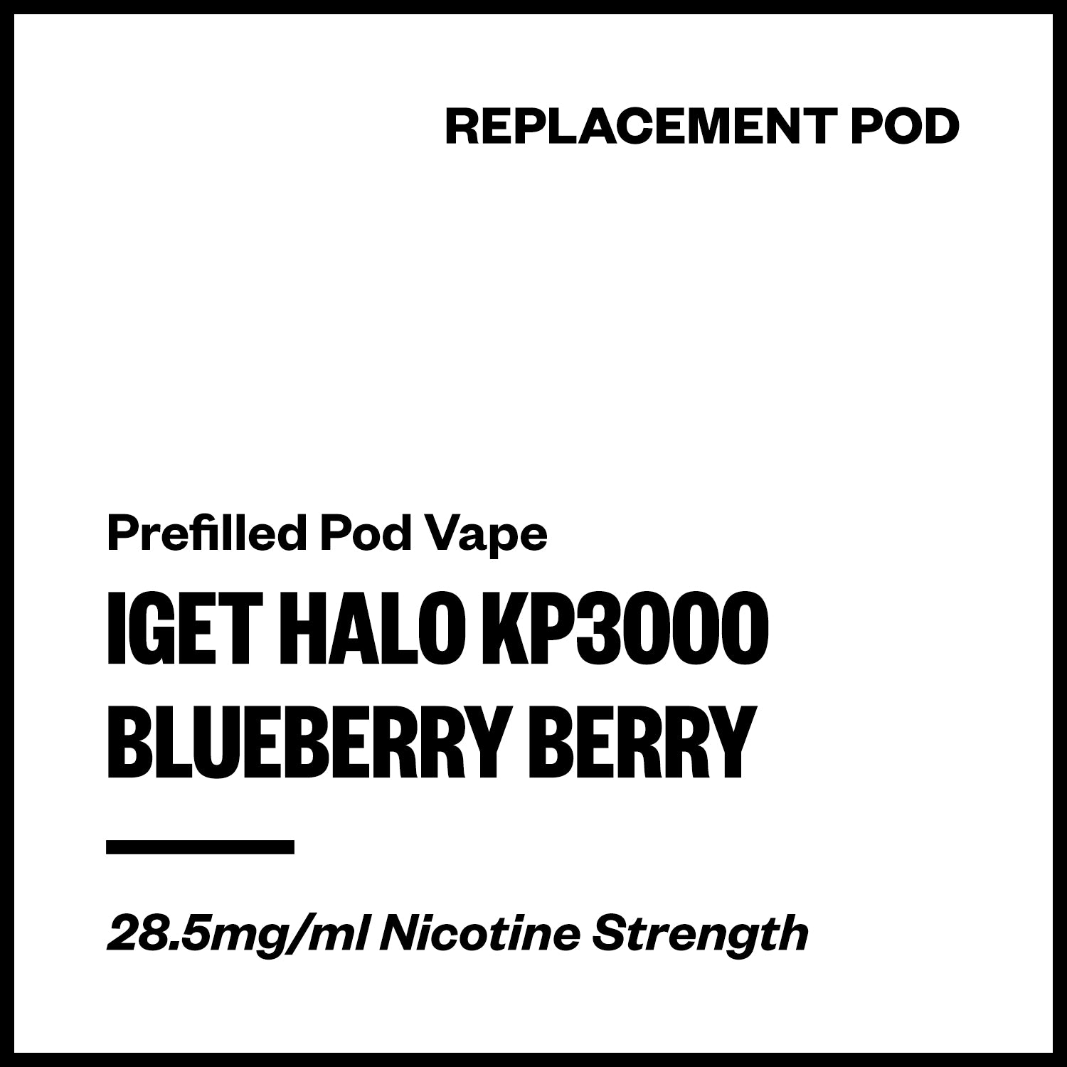 IGET Halo KP3000 - Blueberry Berry (Replacement Pod) | Vapourium NZ