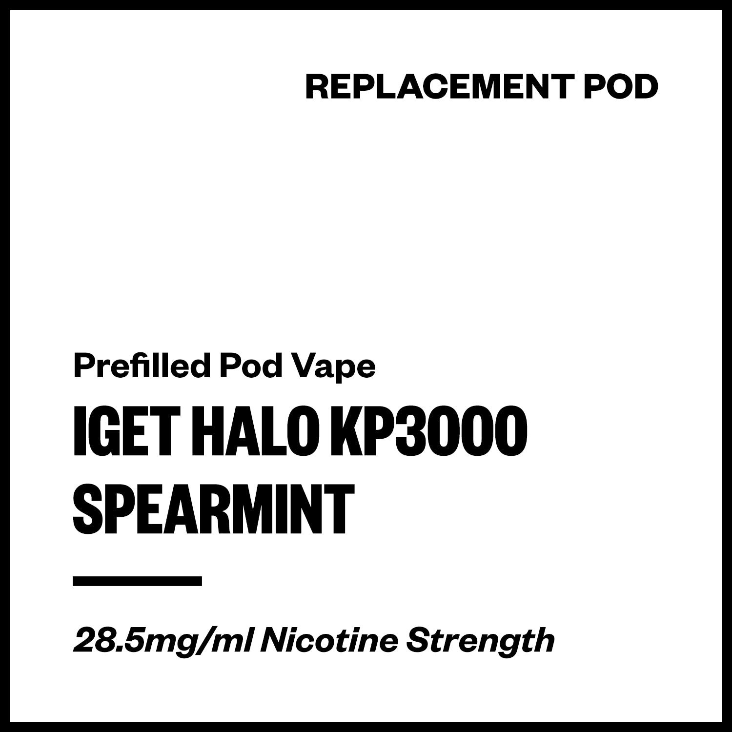 IGET Halo KP3000 - Spearmint (Replacement Pod) | Vapourium NZ