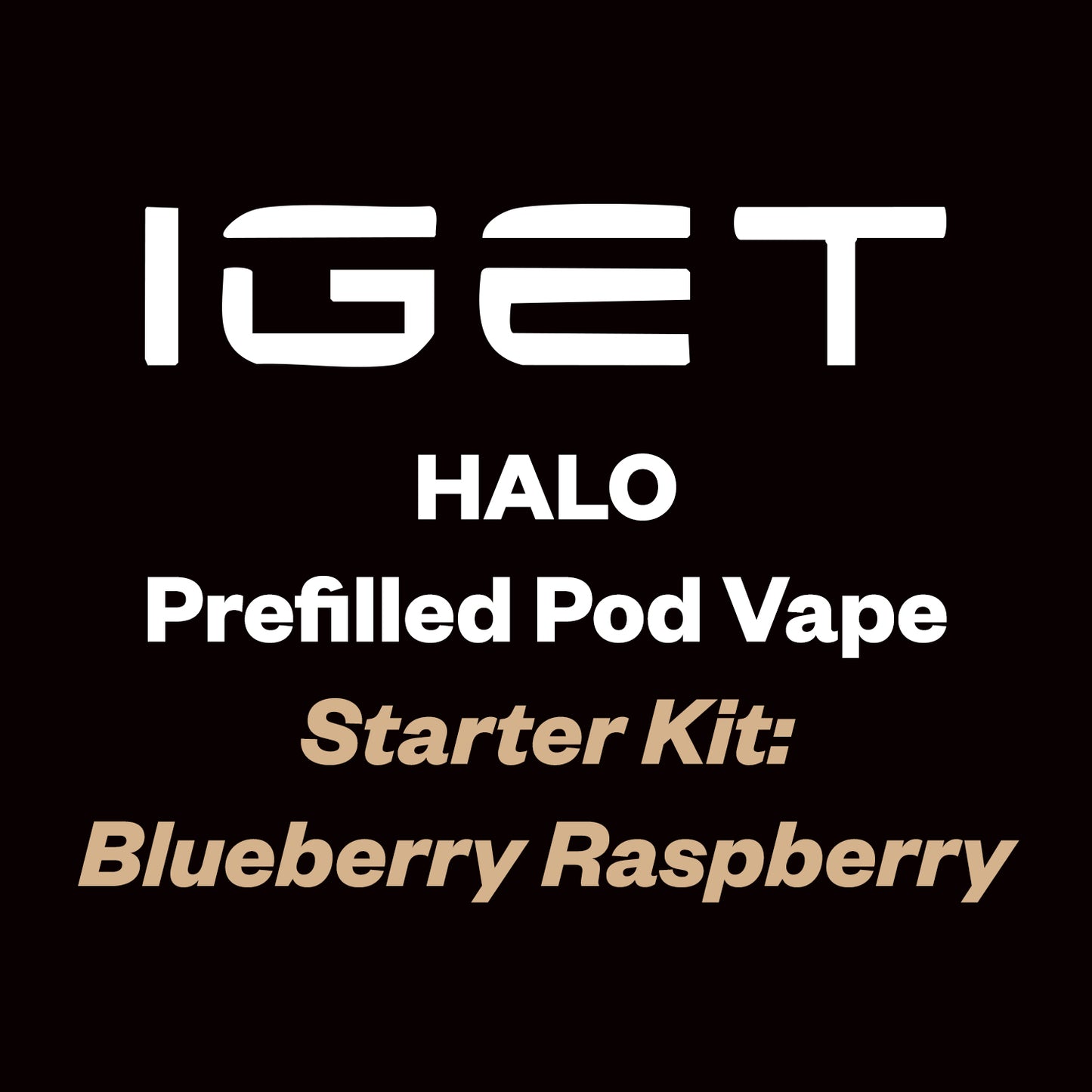 IGET Halo Pre-filled Pod Kit - 3K Puff - Blueberry Raspberry - Vapourium, First brick & mortar vape shop NZ, Vapes online NZ, Zip Pay online, Disposable Vapes NZ, Vape Juice, Eliquid, Nic Salts, Freebase, Vapourium, Christchurch, Dunedin, Timaru NZ