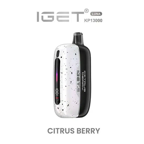 iGet Luna KP13000 Starter Kit - Citrus Berry - 13,000 Puffs, USB-C Charging, Premium Flavour Pods - Vapourium – Dunedin, Christchurch, Timaru, New Zealand