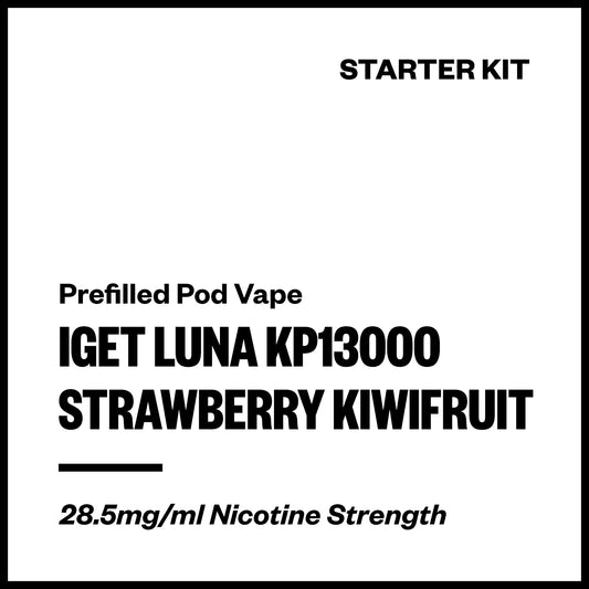 IGET Luna KP13000 - Strawberry Kiwifruit (Starter Kit) | Vapourium NZ