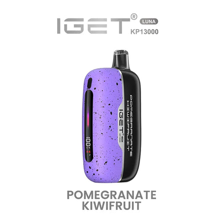 iGet Luna KP13000 Starter Kit - Pomegranate Kiwifruit - 13,000 Puffs, USB-C Charging, Premium Flavour Pods - Vapourium – Dunedin, Christchurch, Timaru, New Zealand