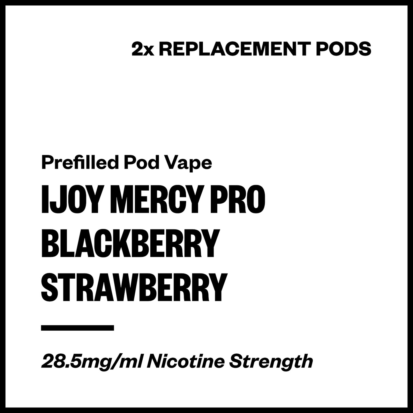 IJOY Mercy Pro - Blackberry Strawberry (2x Replacement Pods) | Vapourium NZ