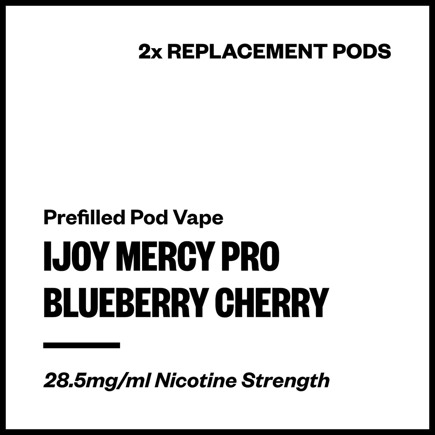 IJOY Mercy Pro - Blueberry Cherry (2x Replacement Pods) | Vapourium NZ