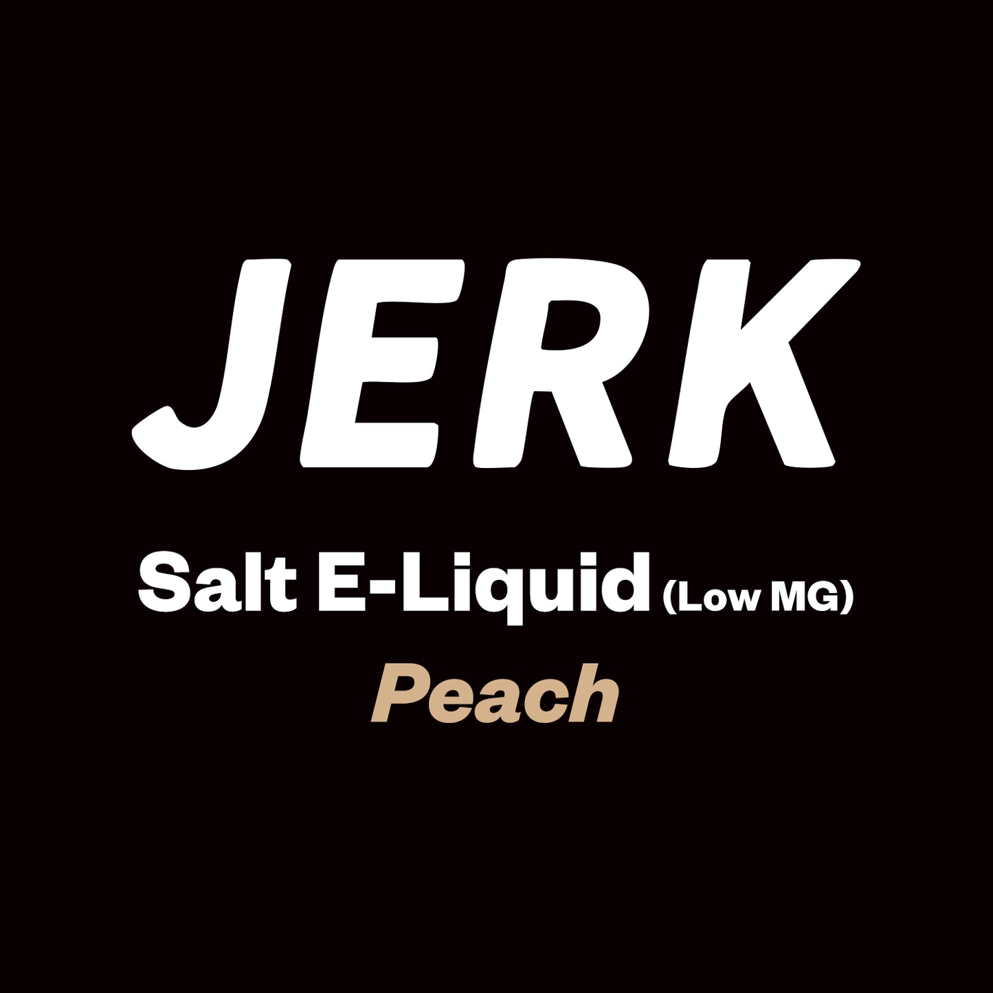Jerk - Peach (ex-Peach Rings) - 60ml - Vapourium, First brick & mortar vape shop in NZ, Vape NZ, Disposable Vapes NZ, Vape Juice, Eliquid, Nic Salts, Freebase, Vaporium, Vapourium, Christchurch, Dunedin, Timaru.