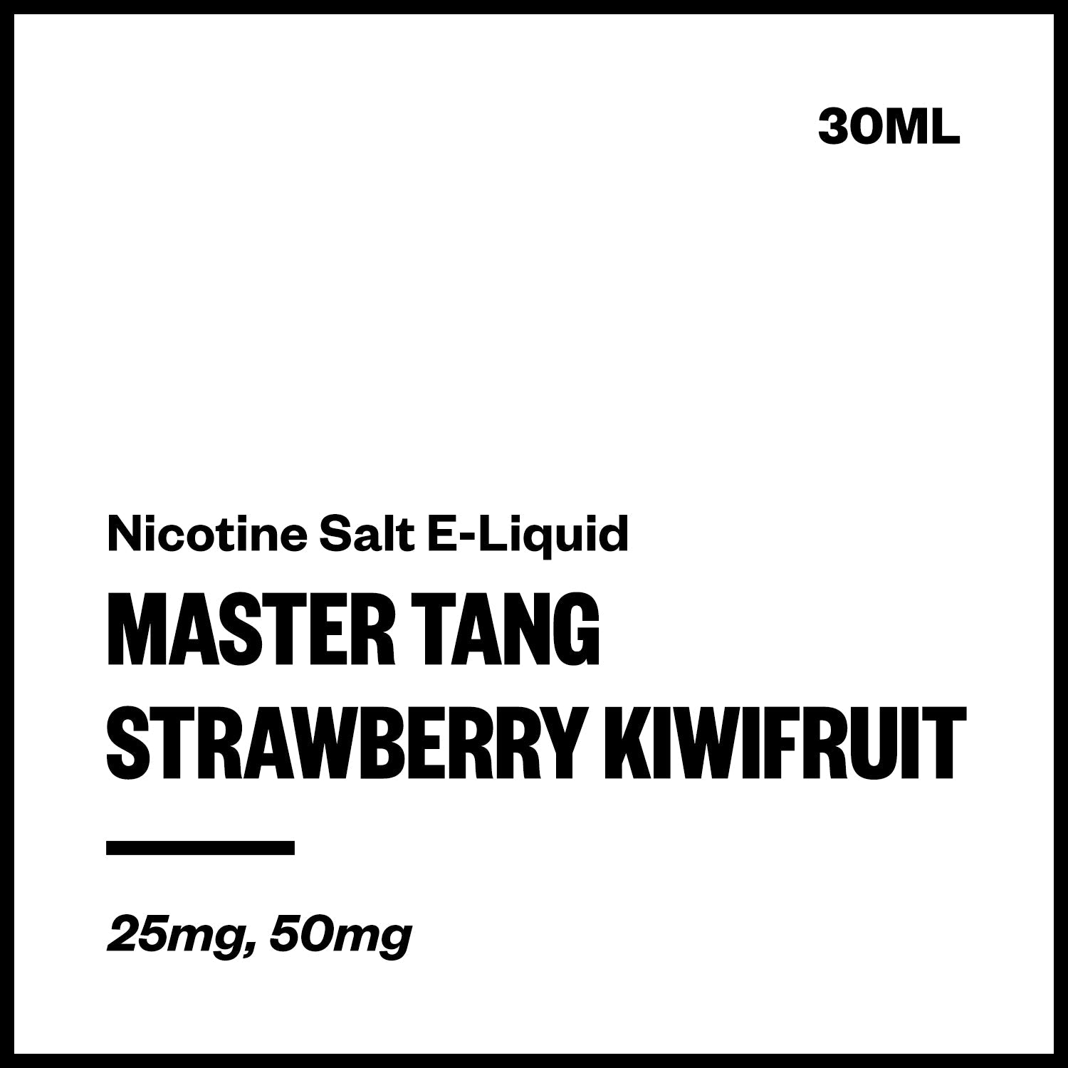 Master Tang - Strawberry Kiwifruit (Nic Salt E-Liquid 30ml) | Vapourium NZ