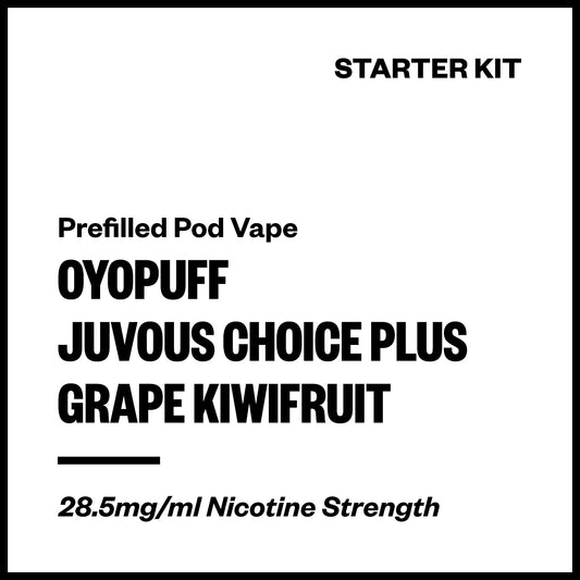 OYOPUFF Juvous Choice Plus - Grape Kiwifruit (Starter Kit) | Vapourium NZ