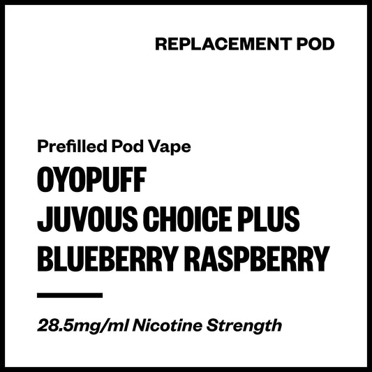 OYOPUFF Juvous Choice Plus - Blackberry Raspberry (Replacement Pod) | Vapourium NZ