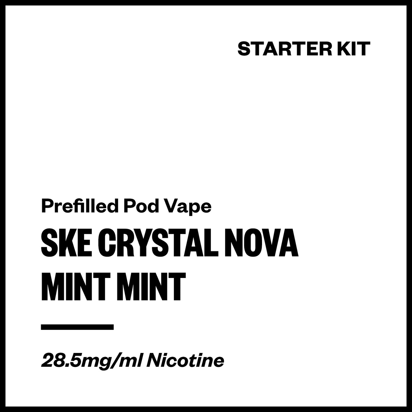 SKE Crystal Nova - Mint Mint (Starter Kit) | Vapourium NZ