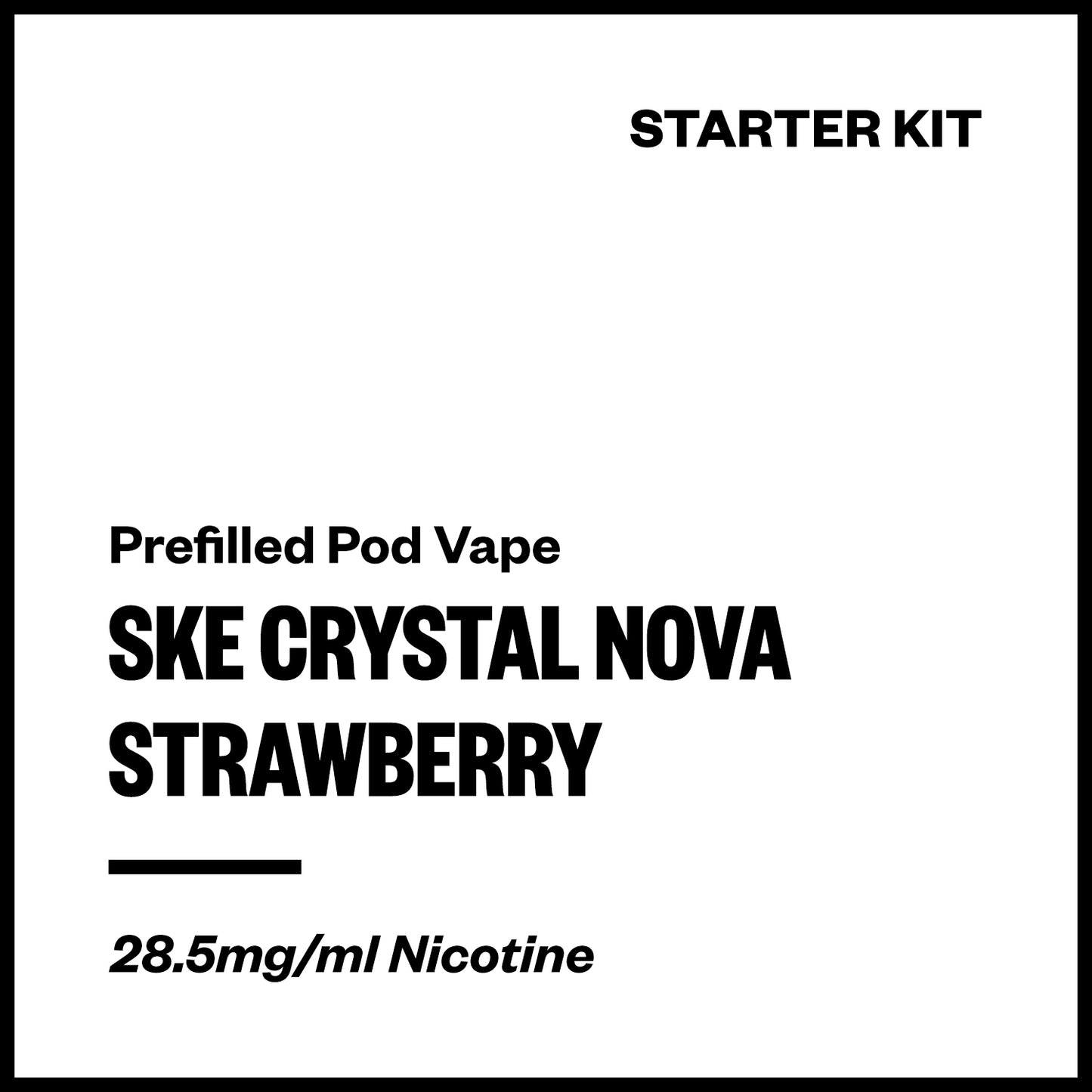 SKE Crystal Nova - Strawberry (Starter Kit) | Vapourium NZ