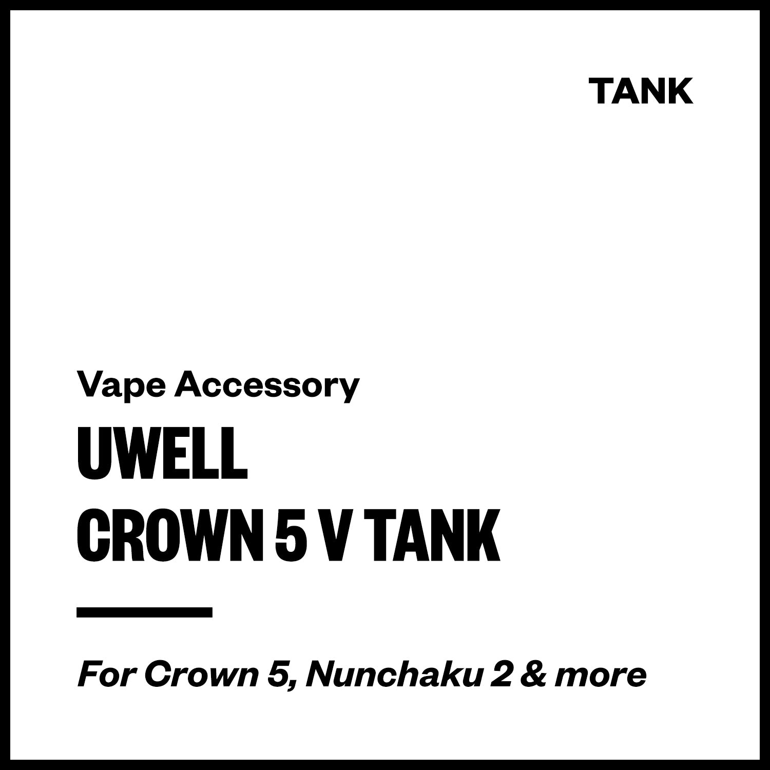 Uwell Crown 5 V Tank 5ml | Vapourium Uwell Crown 5 V Tank 5ml | Vapourium