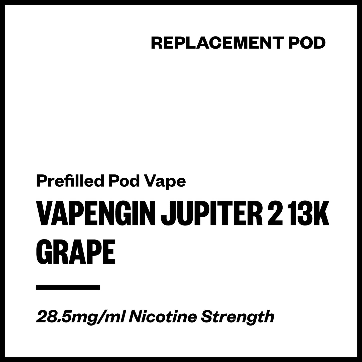Vapengin Jupiter 2 - Grape (13,000 Puffs Replacement Pod) | Vapourium NZ