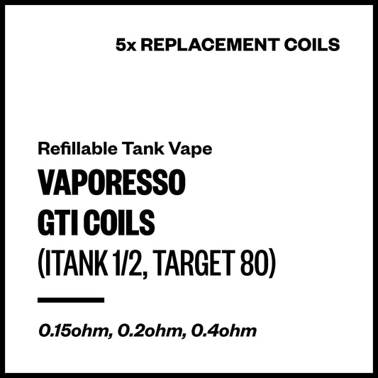 Vaporesso GTi Replacement Coils (5 Pack) | Vapourium NZ