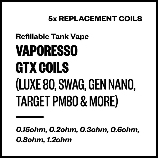 Vaporesso GTX Coils (5 Pack) | Vapourium NZ