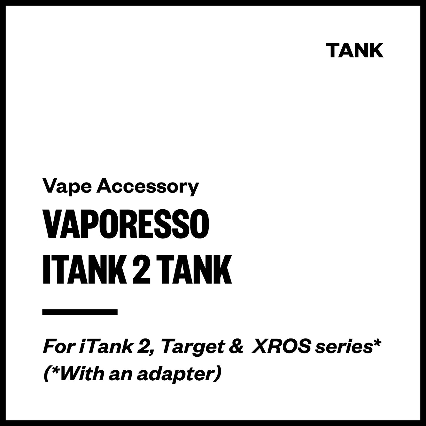 Vaporesso iTank 2 Sub-Ohm Tank - 8ml | Vapourium NZ