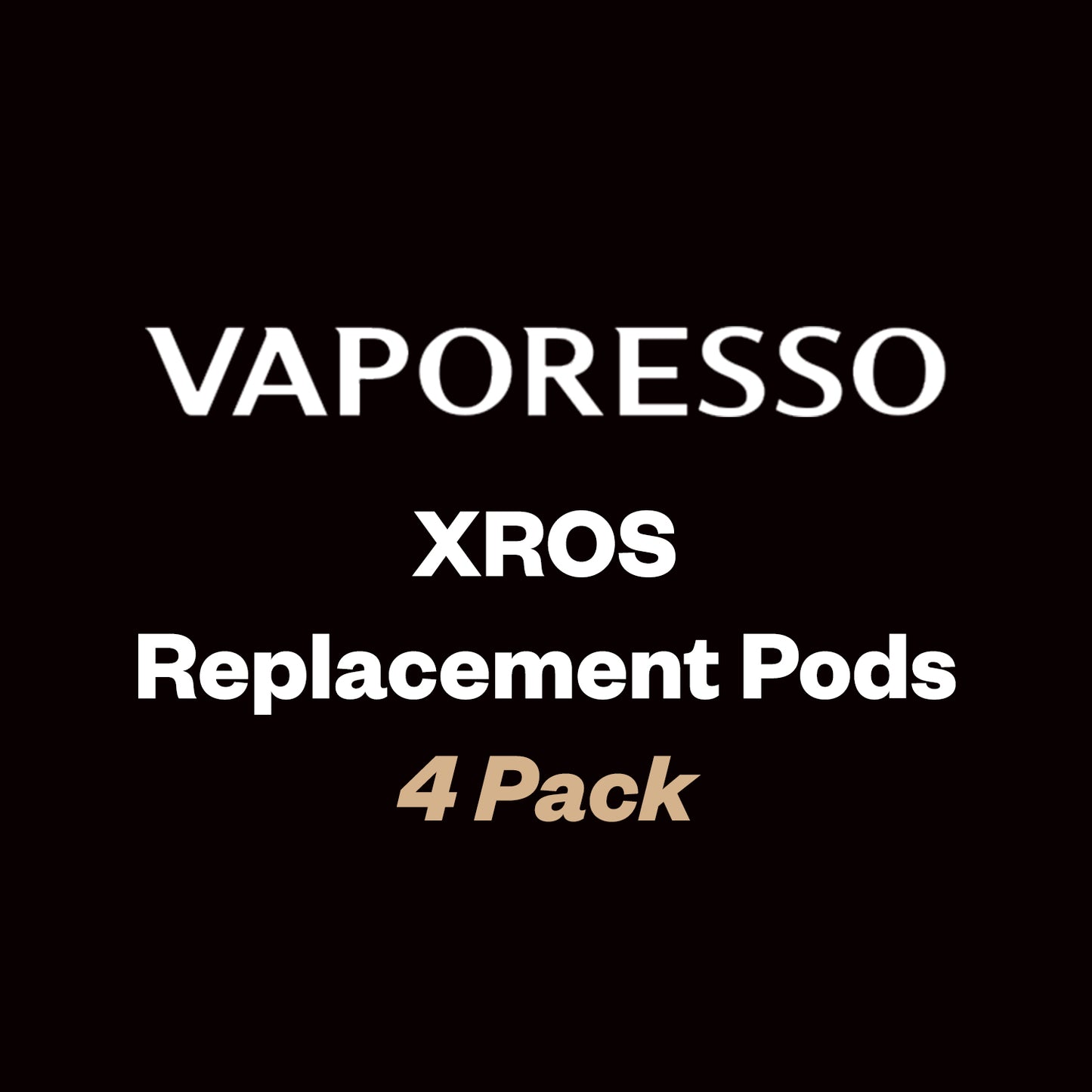 Vaporesso XROS Replacement Pods – 4 Pack