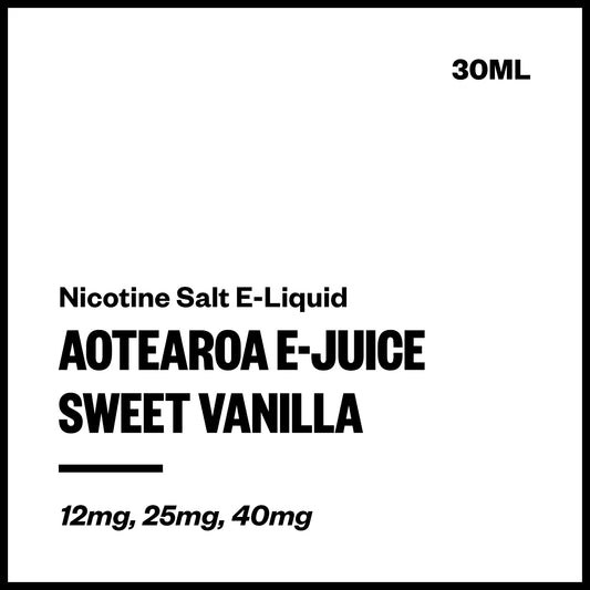 Aotearoa E-Juice - Sweet Vanilla (Nic Salt E-Liquid) - Vapourium NZ