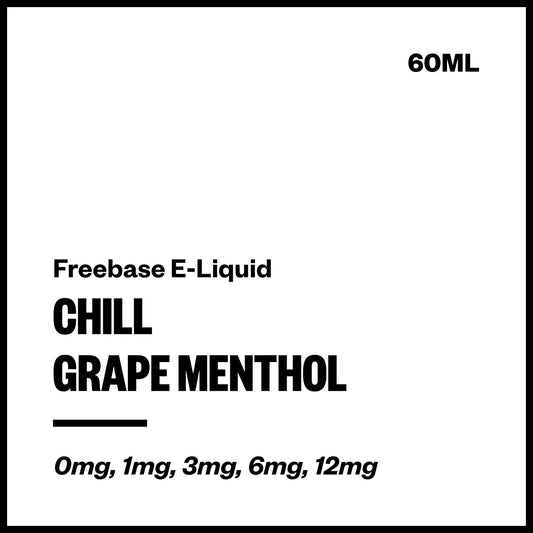 Chill - Grape Menthol (Freebase E-Liquid 60ml) - Vapourium, Buy Vape NZ, Ecig, Vape Pens, Ejuice/Eliquid, Christchurch, Dunedin