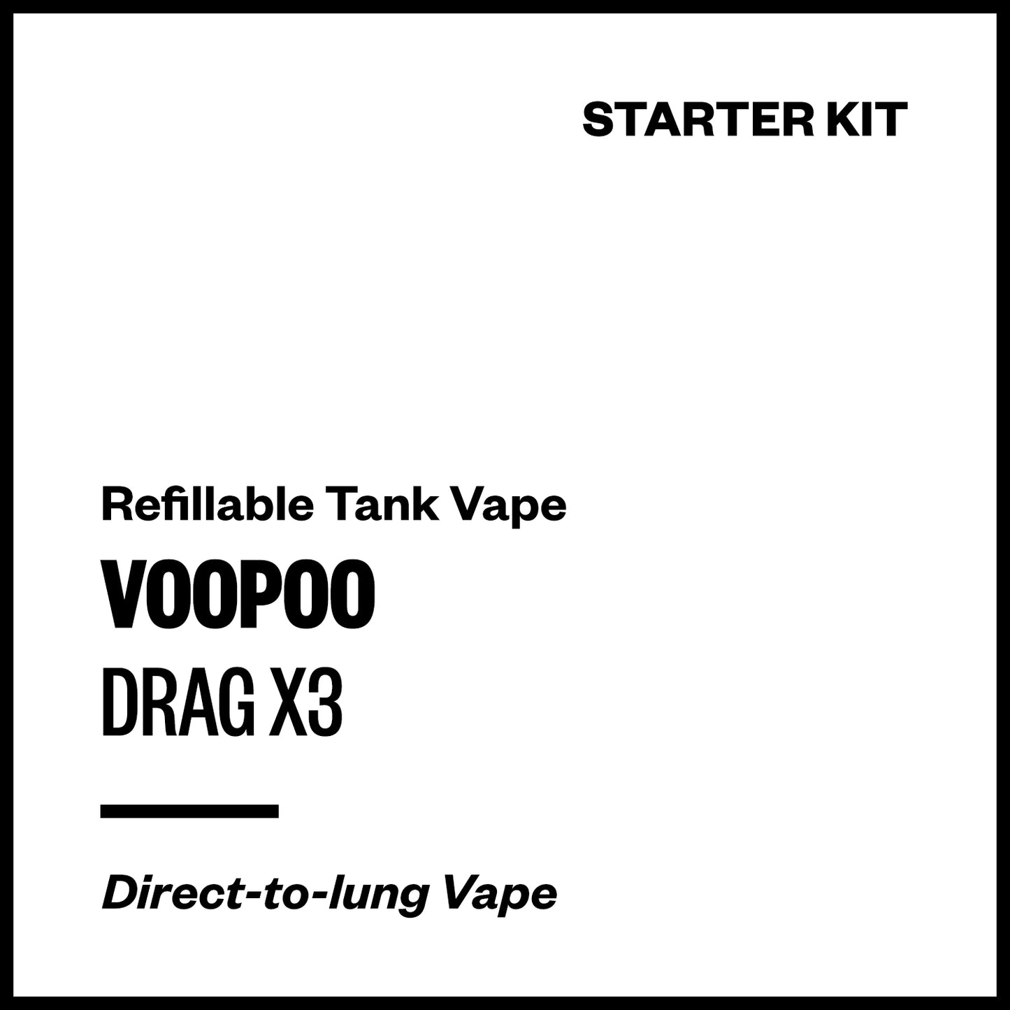 Voopoo Drag X3 Vape Kit