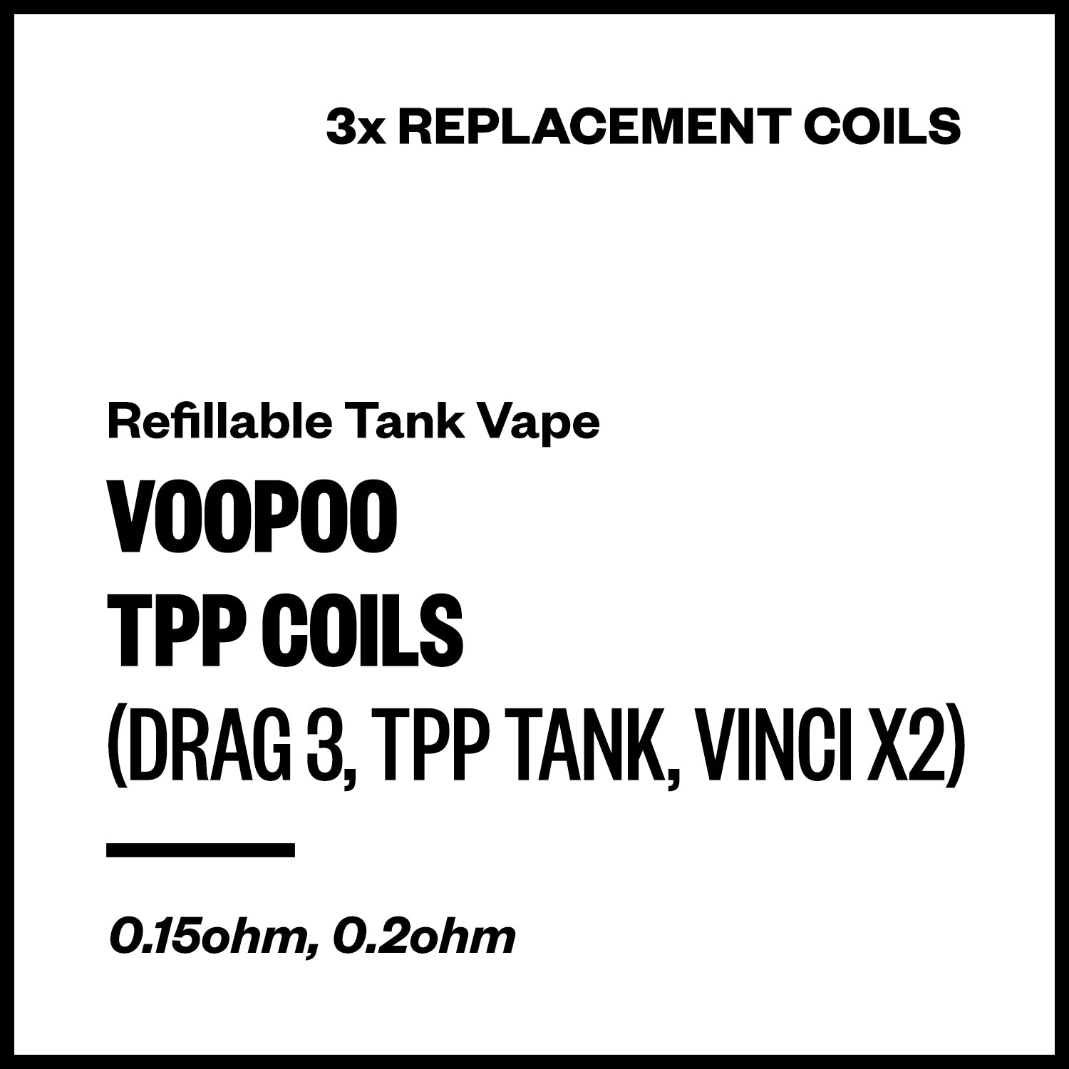 TPP Coils DM1 DM2 DM3 DM4 For VOOPOO TPP Pods Drag 3 Drag X No - View #5