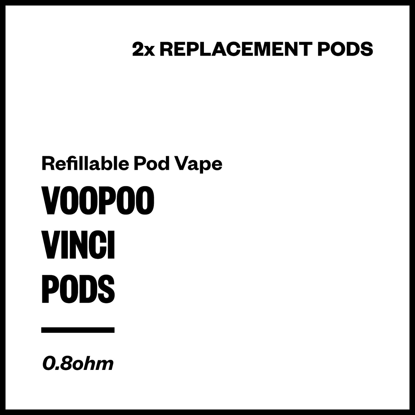 VOOPOO Vinci Replacement Pods (2 Pack) | Vapourium NZ