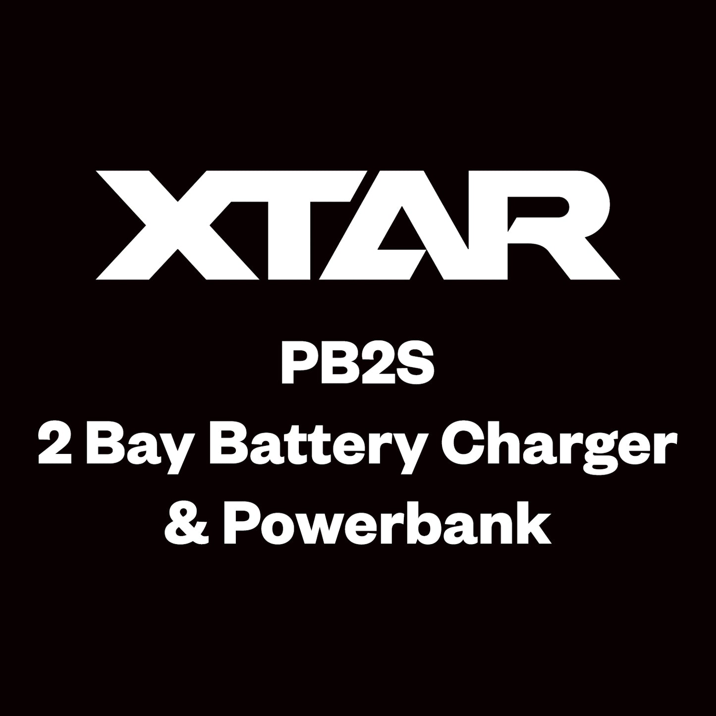 XTAR PB2S 2 Bay Charger & Powerbank