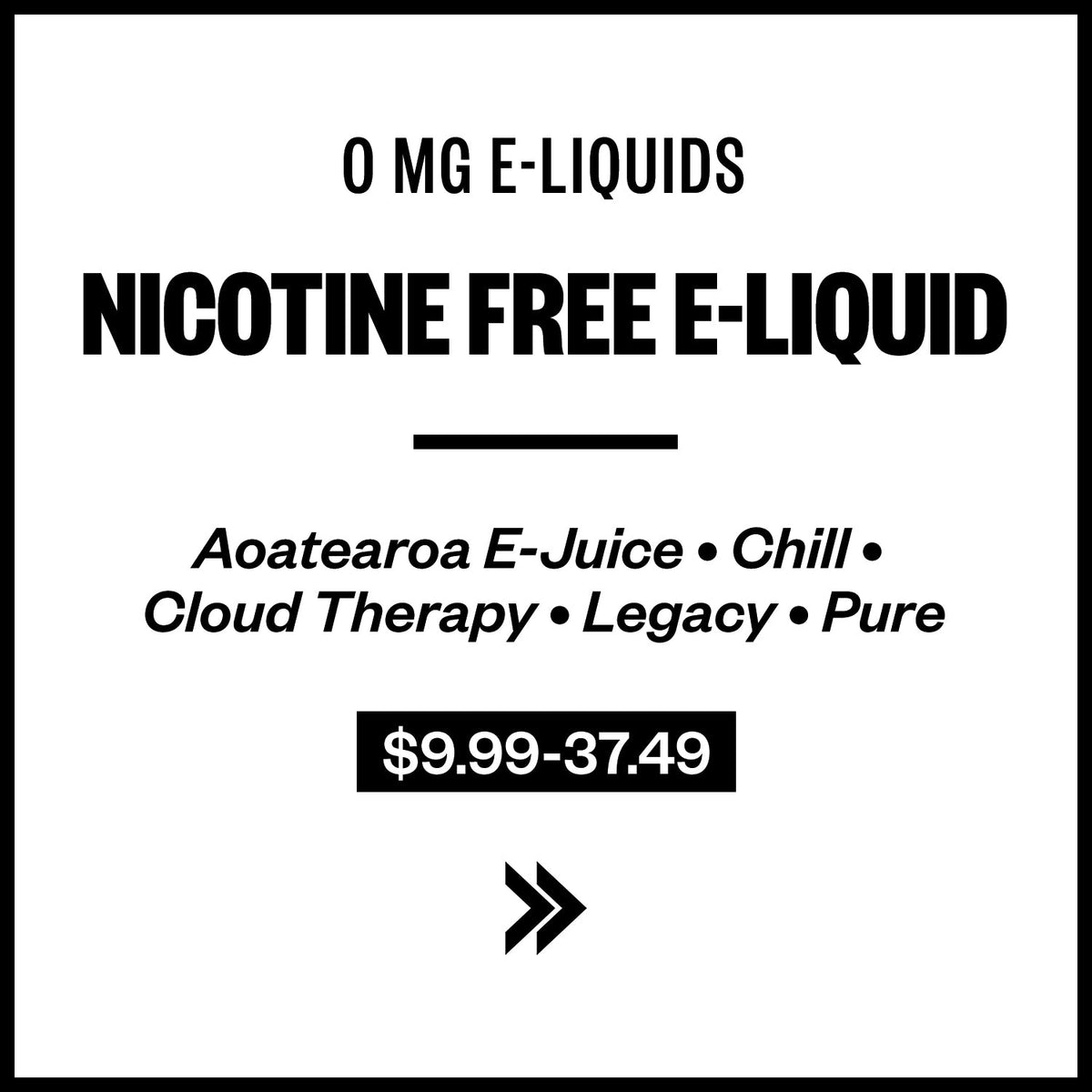 Nicotine Free E-Liquids (0mg)