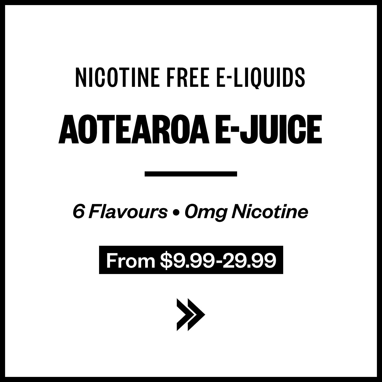 Aotearoa E-Juice (Nicotine Free / 0mg)