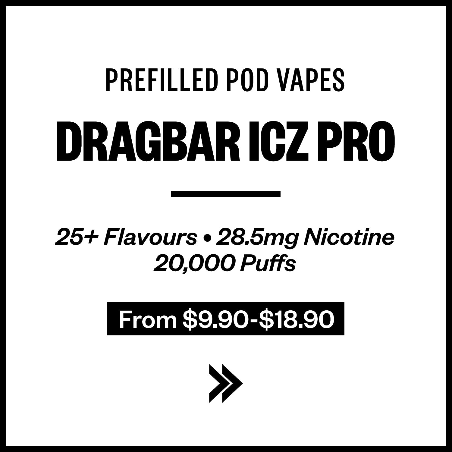Dragbar ICZ Pro Prefilled Pod Vape