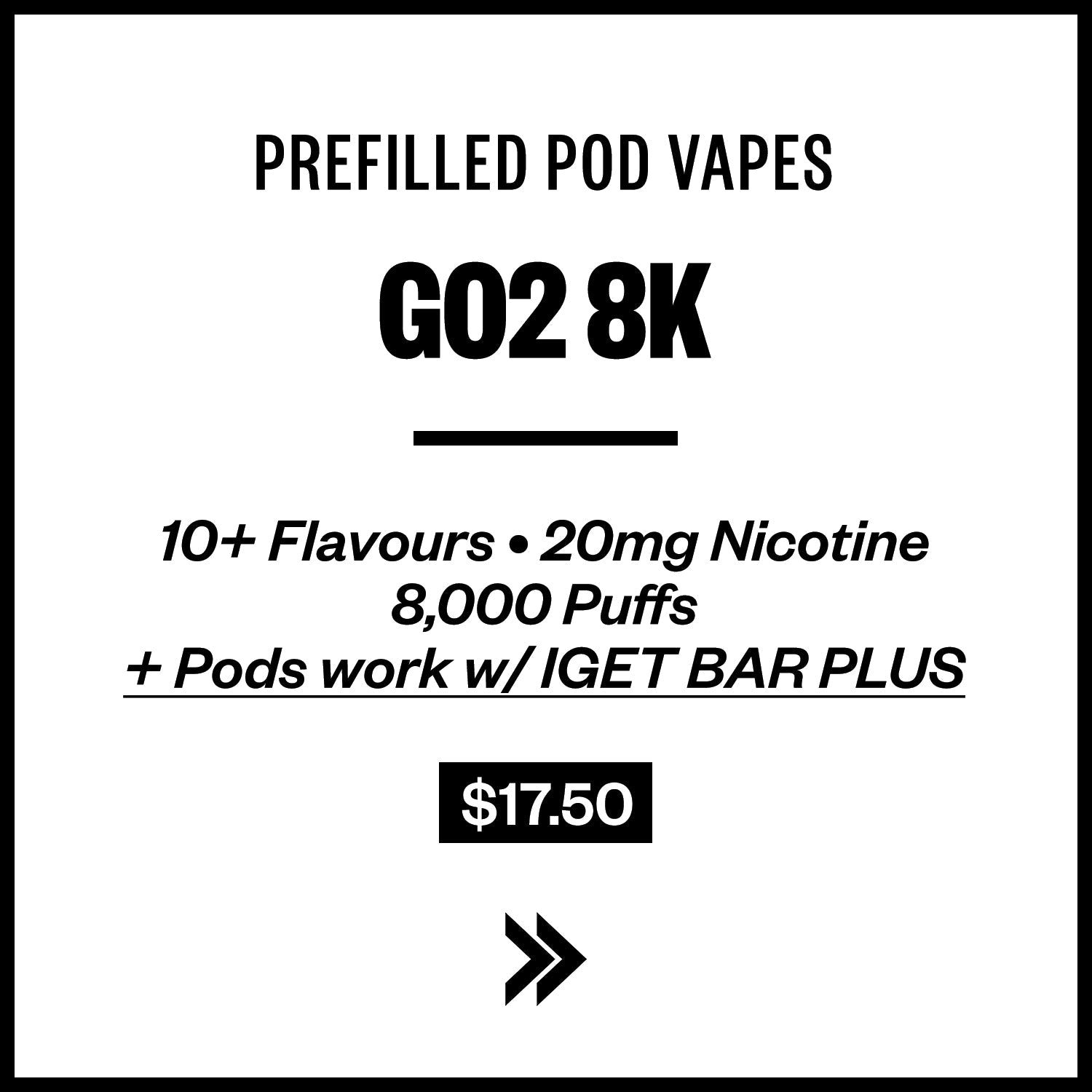 Go2 Prefilled Pod Vapes